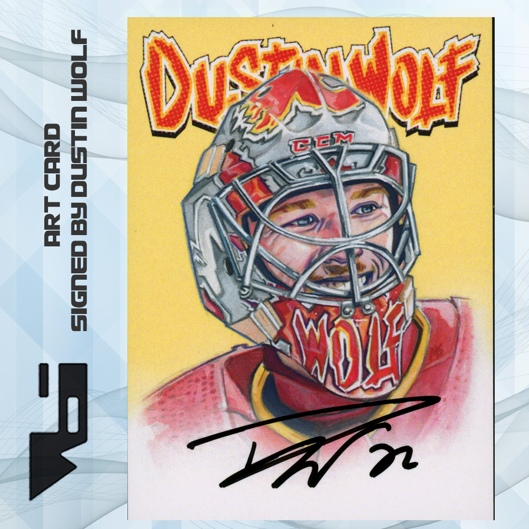 Dustin Wolf Hockey Art Card