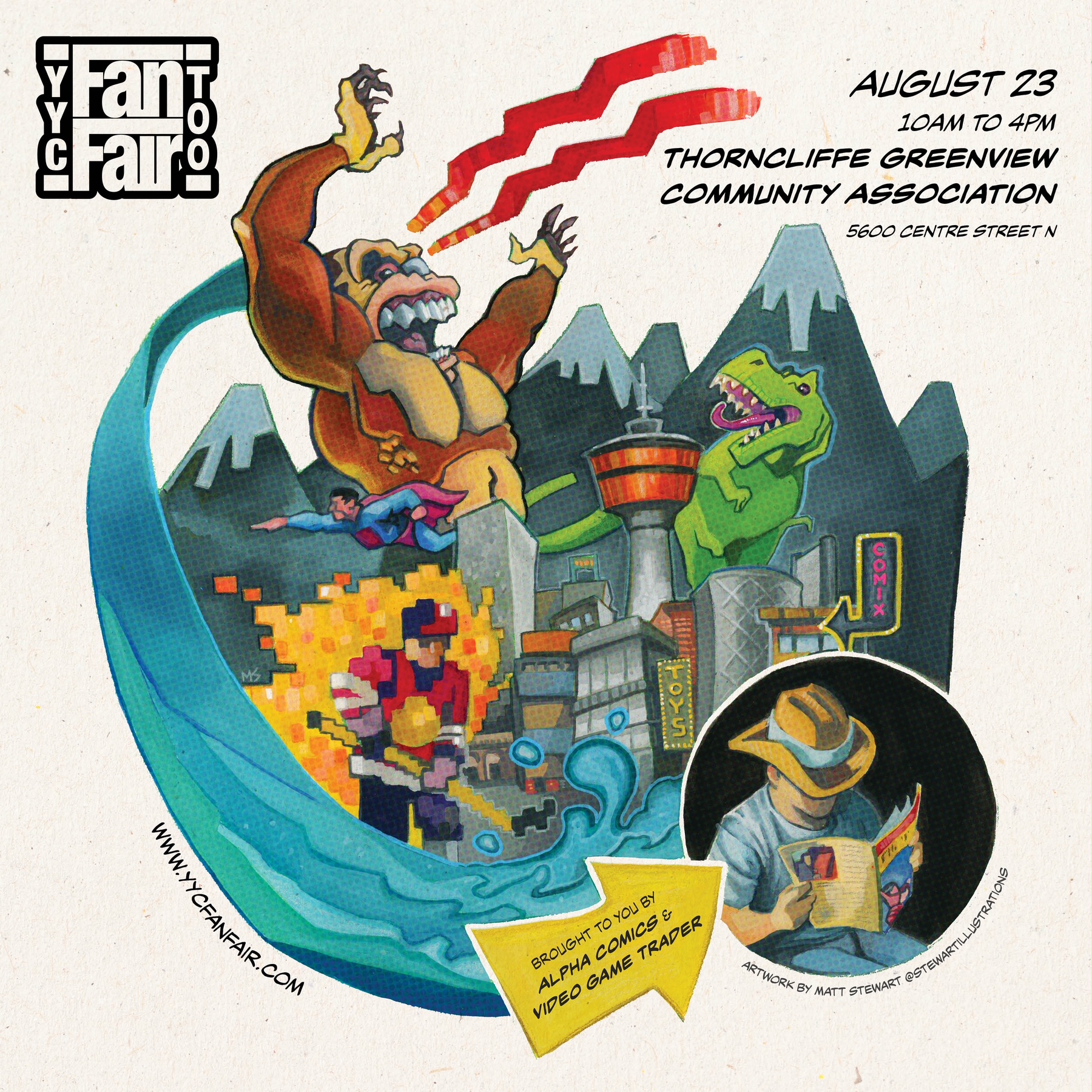 YYC Fan Fair Too Poster Art